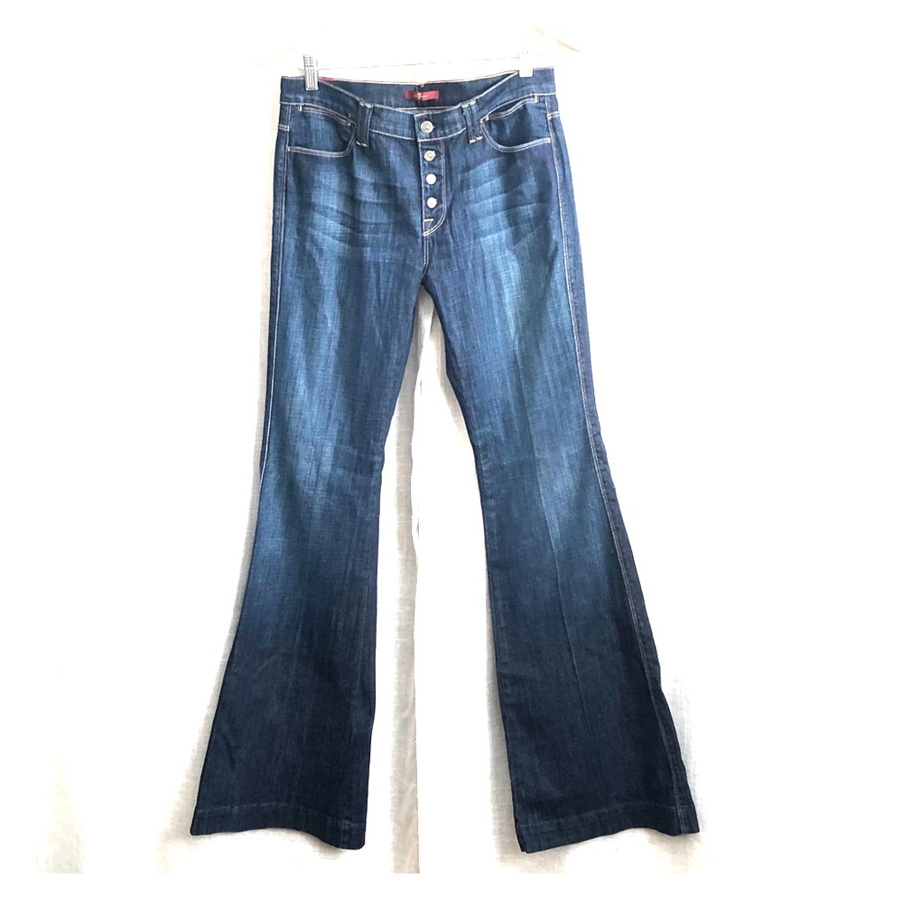 7 for all mankind button fly trouser jeans